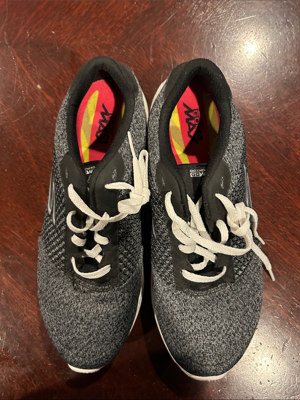 Skechers Women's Gray and Black Athletic Sneakers